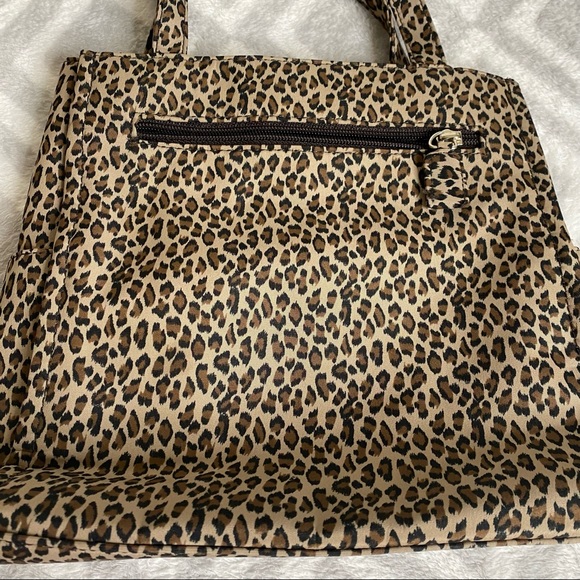 Vintage St Johns Bay leopard animal print bag - Picture 3 of 10
